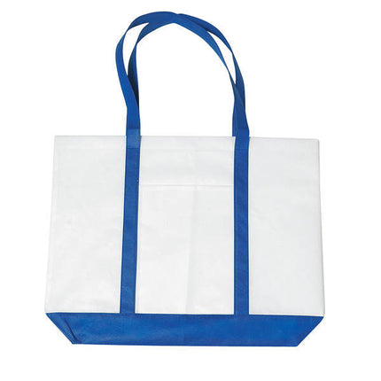 Colored Trim Non-Woven Tote-18"W x 14"H