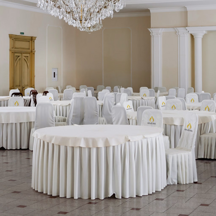 Pleated Banquet Chair Covers