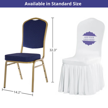 Pleated Banquet Chair Covers