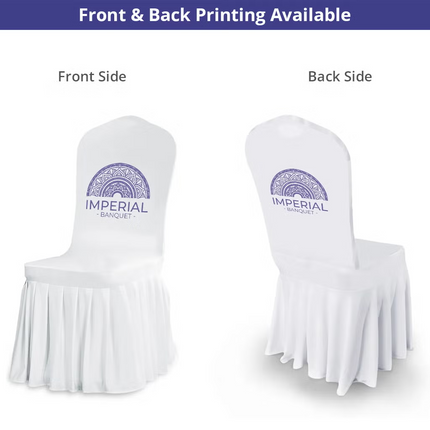 Pleated Banquet Chair Covers